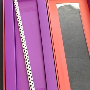 kate spade pokadot straw 1pc new